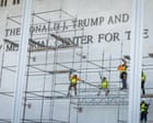 Trump’s lawyers file emergency appeal to keep his name on the Kennedy Center – live