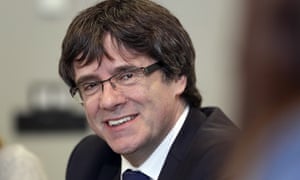 Carles Puigdemont Attends A Meeting In April Of His Party Junts Per Catalunya Together Carles Puigdemont Attends A Meeting In April Of His Party Junts Per Catalunya Together