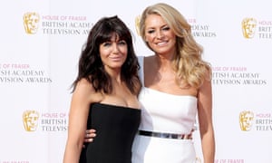Claudia Winkleman and Tess Daly at the British Academy Television Awards in 2016