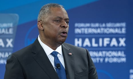 US Defence Secretary Lloyd Austin at the Halifax International Security Forum.