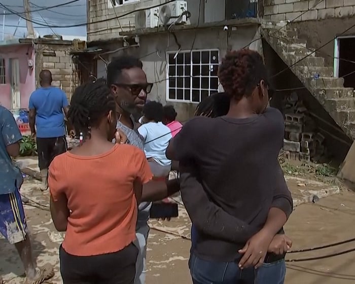 Montego Bay residents describe 'terrifying' hurricane Melissa – video