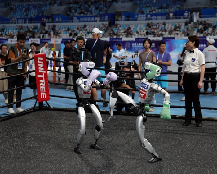 Robots run, punch and score at World Humanoid Robot Games in China – video
