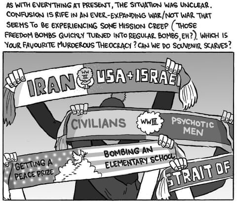 A cartoon about Iran and the Women’s Asian Cup, panel 4