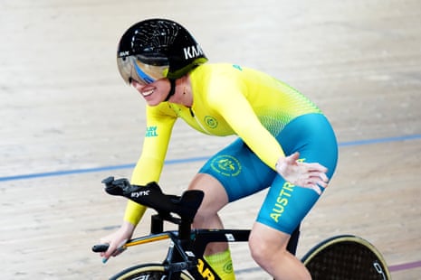 Tara Neyland celebrates gold in the women