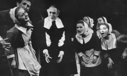 A scene from Bristol Old Vic production of The Crucible in 1954