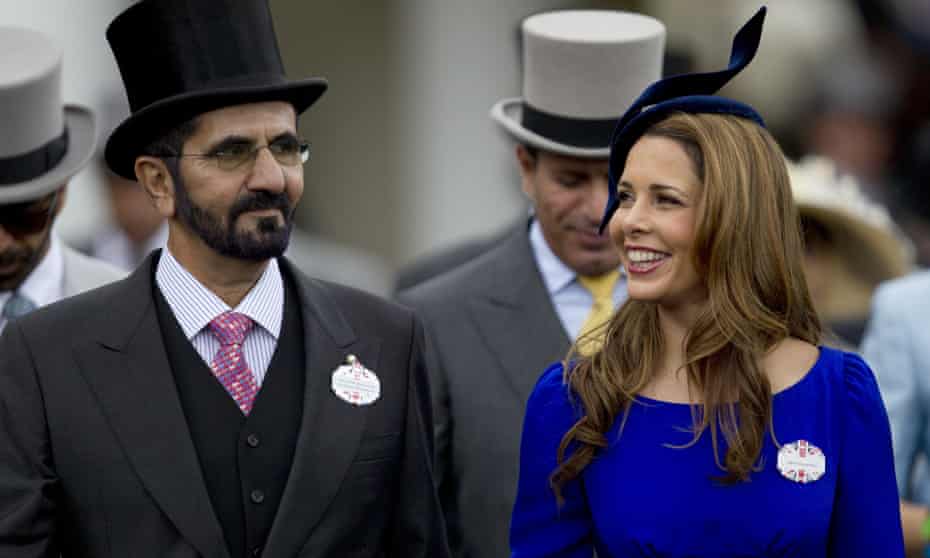 Sheikh Mohammed and Princess Haya at Royal Ascot in 2012.