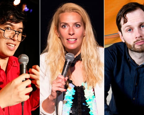 Comedians Phil Wang, Sara Pascoe and Liam Williams