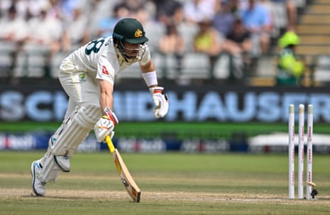 Josh Inglis is run out