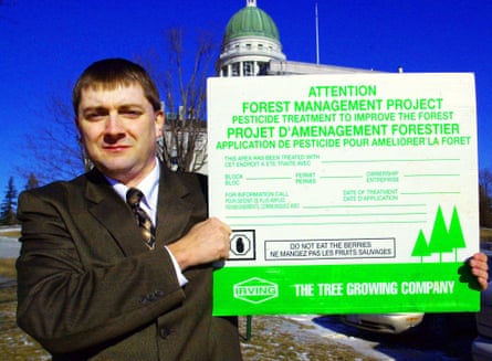 a man holding a sign