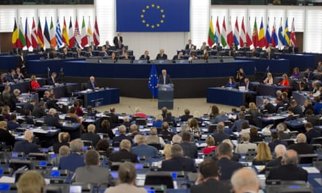 MEPs at the European parliament