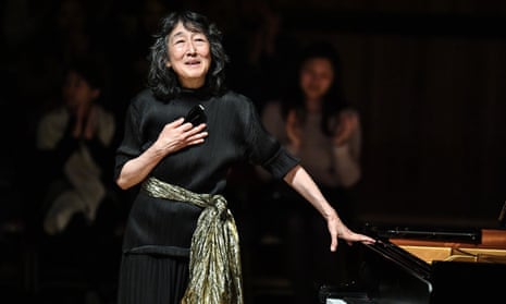 Mitsuko Uchida at The Royal Festival Hall in London.