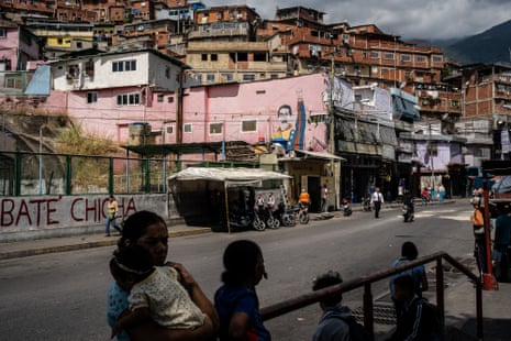A tense calm holds on the streets of the José Félix Ribas slum after a search by special forces in January for people who had protested on the day Juan Guaidó declared himself president in charge