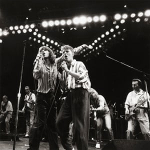 Mick Jagger and David Bowie on Stage, Albert Hall 1983A new exhibition at the Lucy Bell Gallery explores the Rolling Stones’ enigmatic allure, offering fans and admirers an intimate glimpse behind the scenes of one of the most iconic bands of all time, with many previously unseen images. Photographer Brian Aris says: ‘In 1981 I was invited to fly to Boston to photograph the Stones as they prepared for their upcoming world tour with rehearsals in a secret location deep in the New England countryside’. Rare Stones can be seen at the Lucy Bell Gallery, London until 5 May 2024