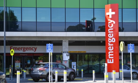 The entrance to the Royal Adelaide hospital’s emergency department