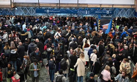 Points failure at London Euston causes hours-long delays for rail  travellers | Rail transport | The Guardian