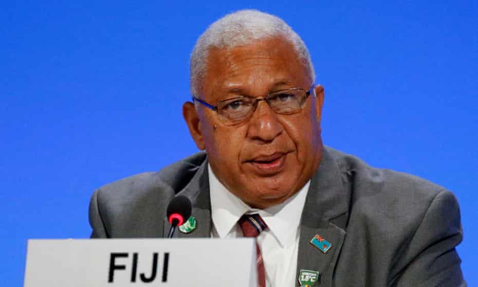 Frank Bainimarama, the Fiji prime minister.