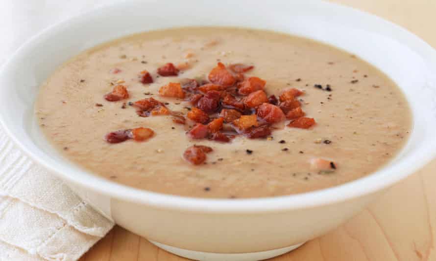 Chestnuts lend themselves to soup – chestnuts, bacon and cheese is Stuart’s favourite.
