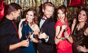 Young people at a party