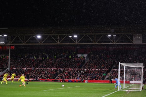 Kerem Akturkoglu of Fenerbahce scores their second goal with a penalty