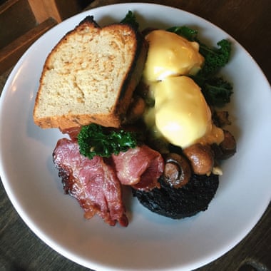 Bacon, egg and toast at The Gardener’s Cottage, Edinburgh.