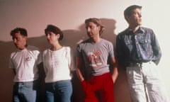 Bernard Sumner, Gillian Gilbert, Peter Hook and Stephen Morris of New Order.