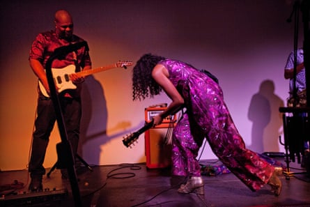 Corinne Bailey Rae and band at Ladbroke Hall, London.