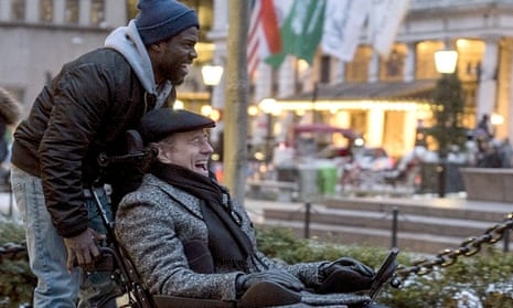 Kevin Hart and Bryan Cranston in The Upside. 
