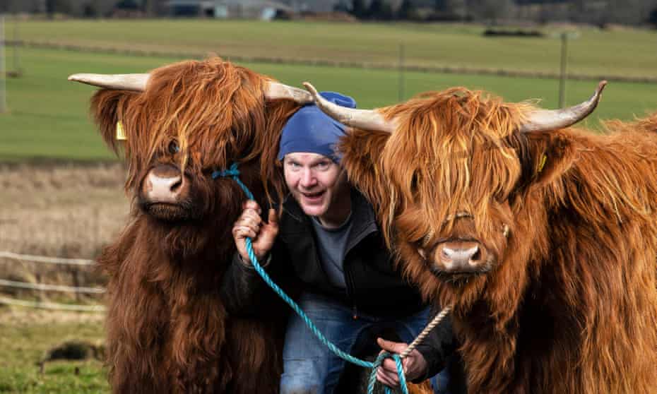 Bill Chilton with Tiree and Cava.
