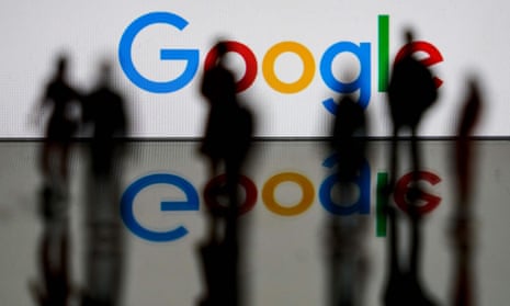 The Google logo as seen in Brussels, Belgium.