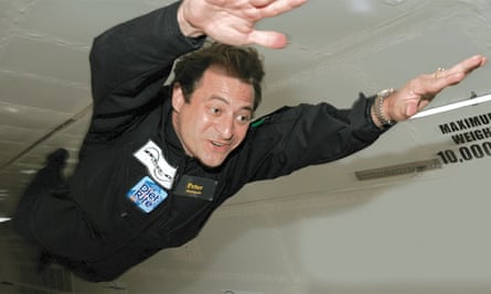 Peter Diamandis started his quest for zero gravity in the mid 1990s in a cargo plane wearing a parachute in case there was an accident during takeoff and landing