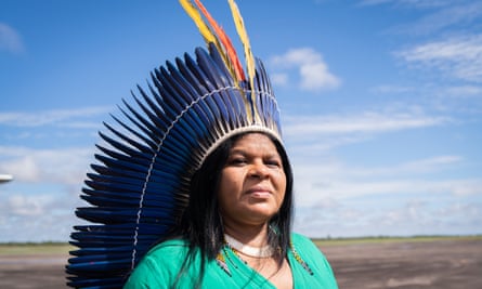 Sônia Guajajara, Brazil’s first-ever minister for Indigenous peoples.