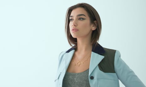 Dua Lipa photographed this month by Phil Fisk for the Observer New Review. Styling by Lorenzo Posocco, hair by Anna Cofone, makeup by Francesca Brazzo