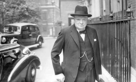 Winston Churchill in Downing Street, 1941