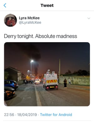 A screengrab of McKee’s final tweet.