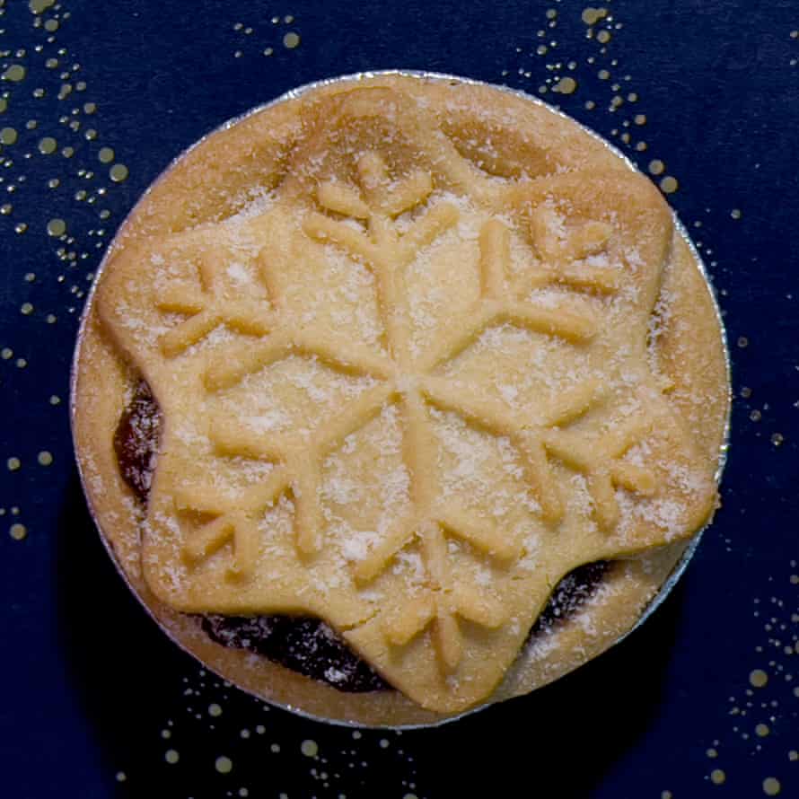 A Sainsbury’s Taste the Difference mince pie with all-butter pastry