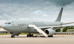 The RAF airtanker A330 Voyager ZZ336 on tarmac