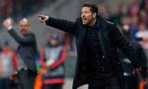 Diego Simeone of Atletico Madrid v Bayern Munich