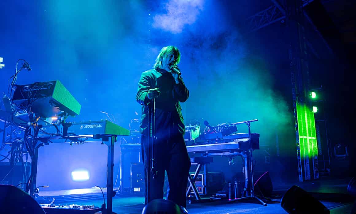 Thom Yorke on stage