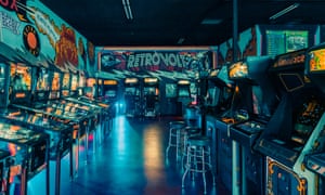 Retrovolt Arcade in Calimesa features classic games in a retro arcade designed to transport you to the past