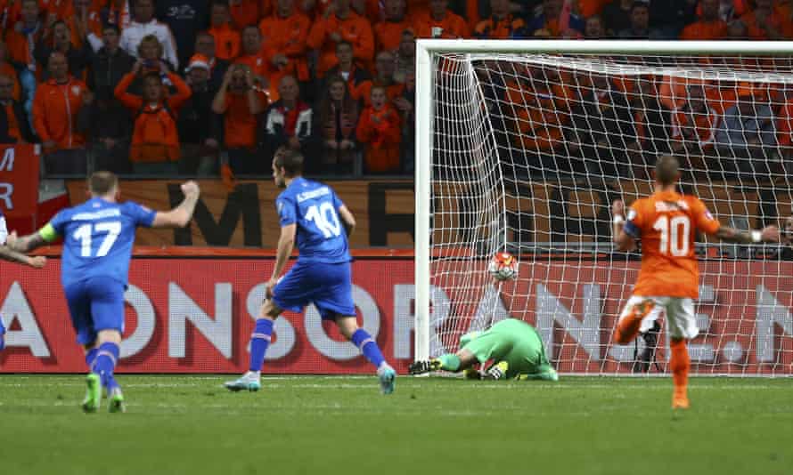 Iceland Close To Euro 16 Place With Surprise Away Defeat Of Holland Euro 16 Qualifiers The Guardian Iceland Close To Euro 16 Place With Surprise Away Defeat Of Holland Euro 16 Qualifiers The Guardian