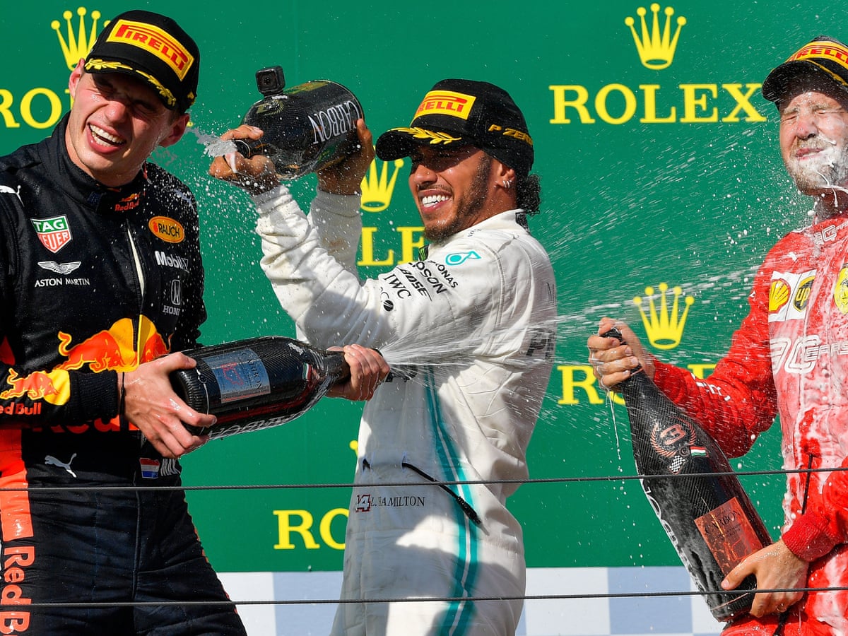 F1 S New Norm Podiums Ditched For Pandemic Hit 2020 Season Formula One The Guardian