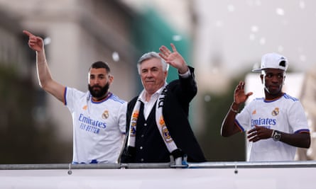 Carlo Ancelotti et Vinicius Junior ont remporté ensemble la Ligue des champions cette année.