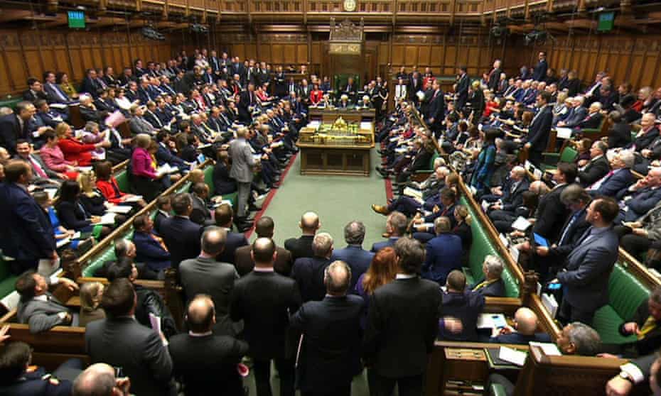 The House of Commons during PMQs
