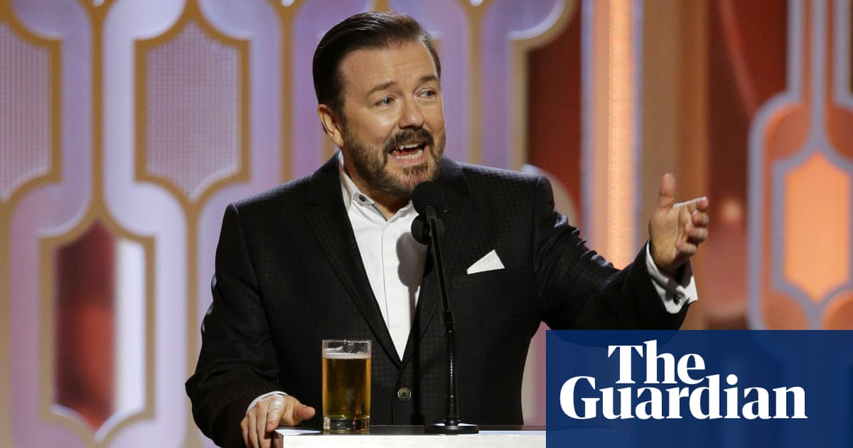 Ricky Gervais returns as Golden Globes host for a record fifth time