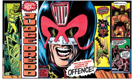 Judge Dredd makes it clear that littering is an offence.