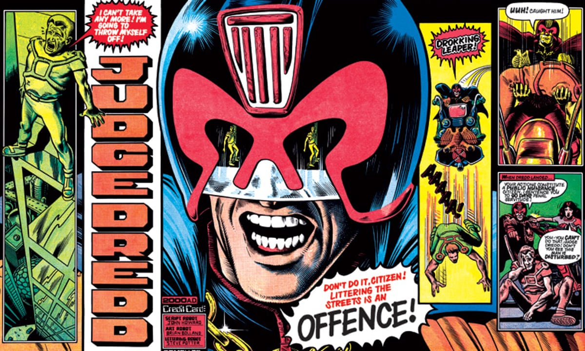 Justice served: comic creators announce Judge Dredd TV show | Comics and graphic novels | The Guardian Justice served: comic creators announce Judge Dredd TV show | Comics and graphic novels | The Guardian