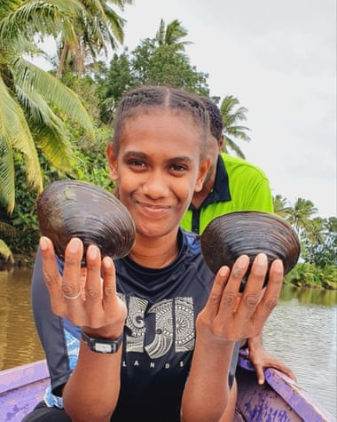 Joycinette Botleng, one of the researchers involved in studying microplastics in kai.