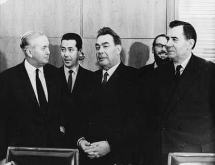 Harold Wilson, Leonid Brezhnev and Andrei Gromyko in 1968.