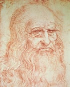 A self-portrait of da Vinci.