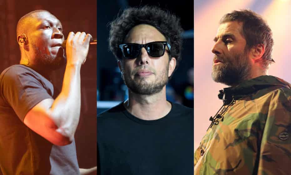 Stormzy, Rage Against the Machine’s Zack de la Rocha, and Liam Gallagher.